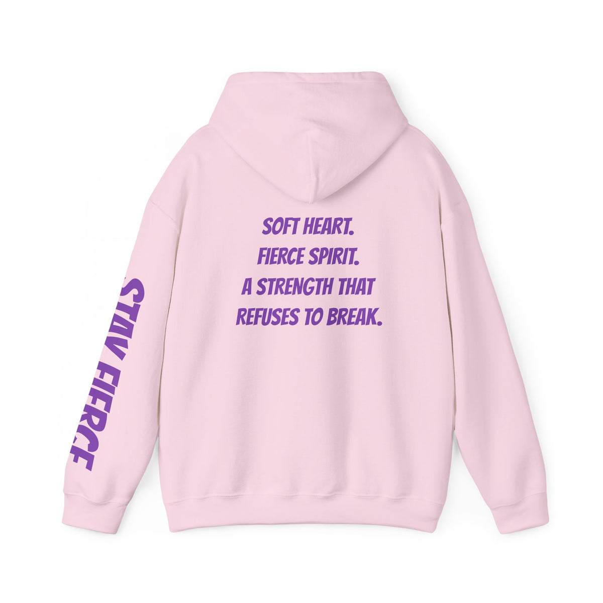 Sassys Soft Heart Fierce Spirit | Personalized Back-Print Hoodie