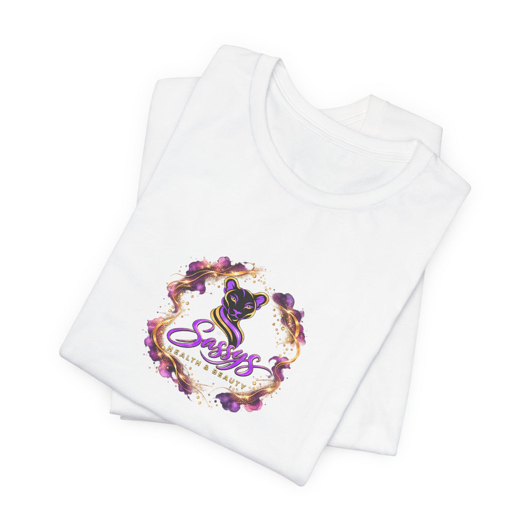 Sassys Butterfly Sparkle | Personalized Back-Print T-Shirt