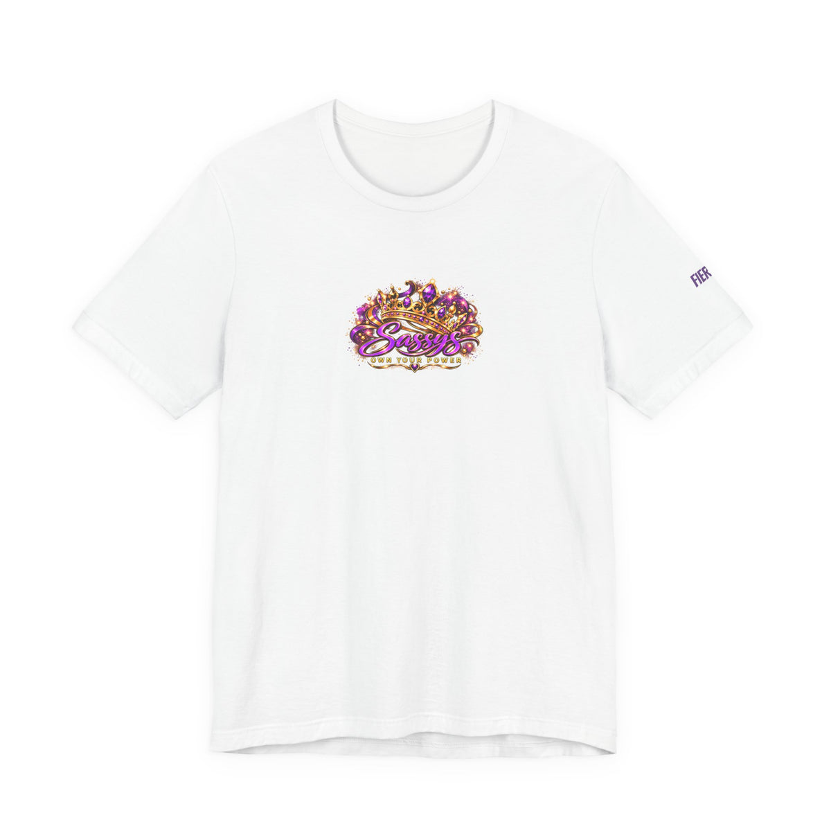 Sassys Own Your Power Crown | Personalized Chest-Print Tee