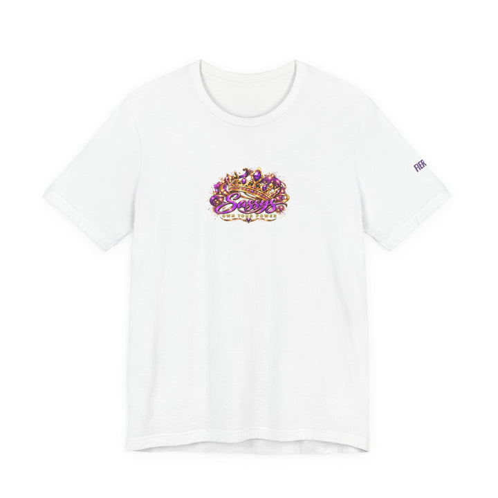 Sassys Own Your Power Crown | Personalized Chest-Print Tee