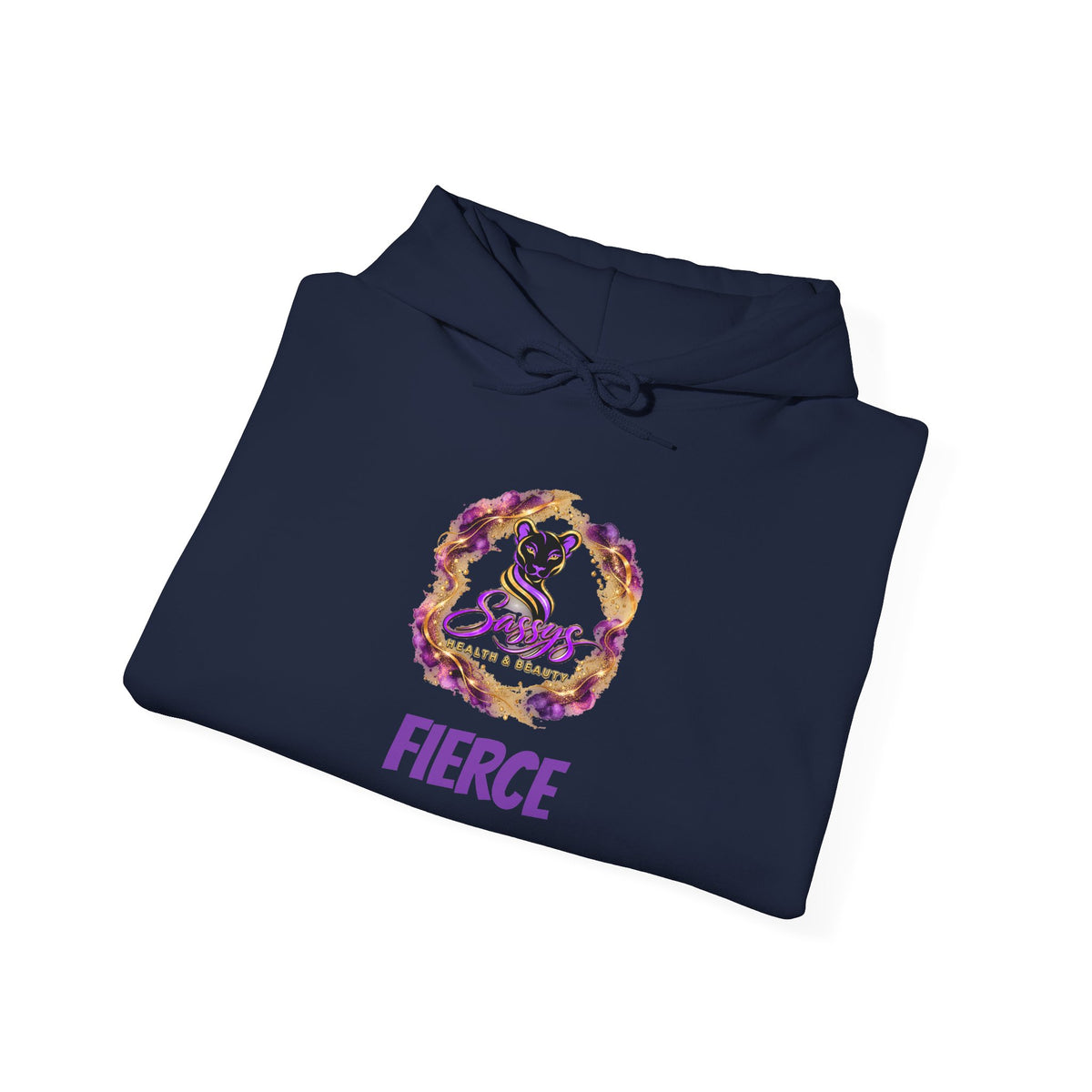 Sassys A Little Sass A Lot of Strength | Personalized Back-Print Hoodie
