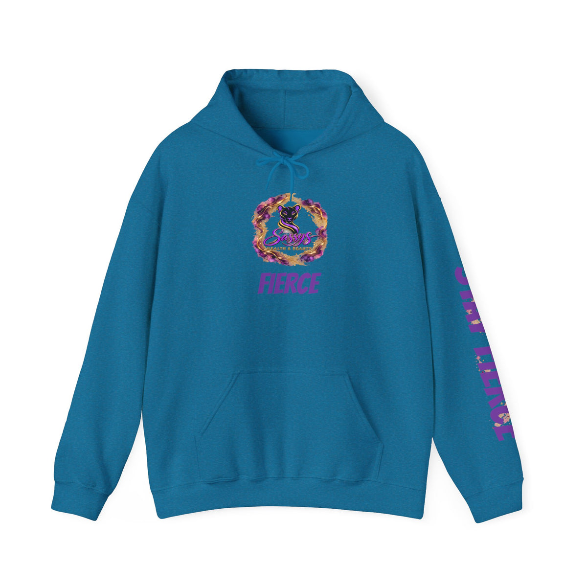 Sassys Butterfly Sparkle | Personalized Cotton-Blend Hoodie