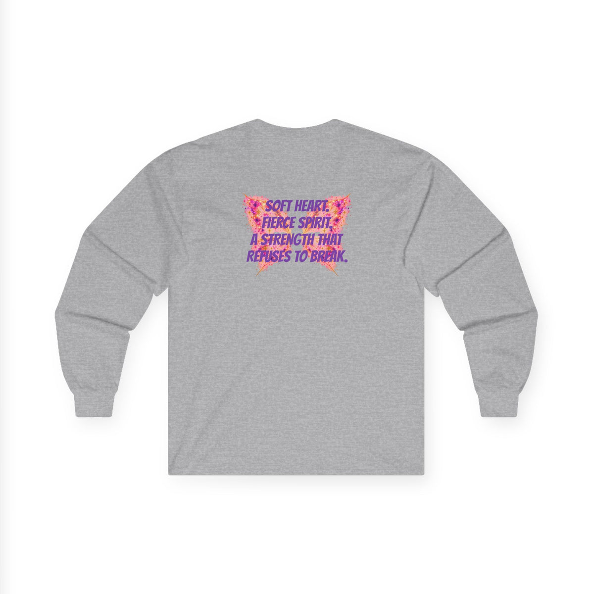 Sassys Butterfly Sparkle | Personalized Long-Sleeve Tee