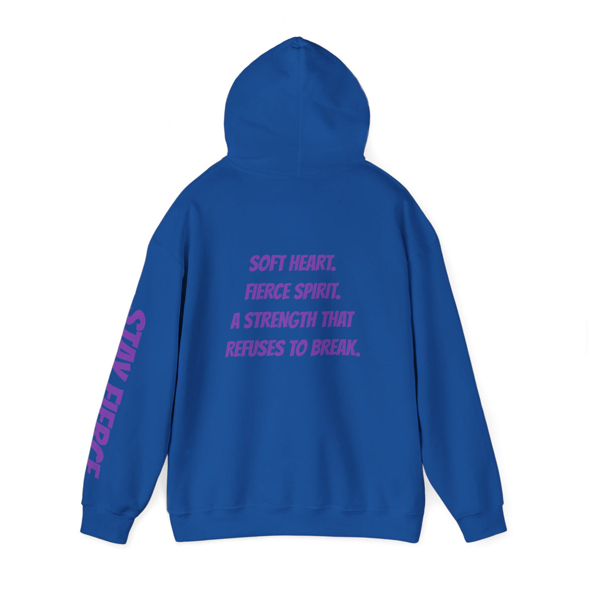 Sassys Soft Heart Fierce Spirit | Personalized Back-Print Hoodie