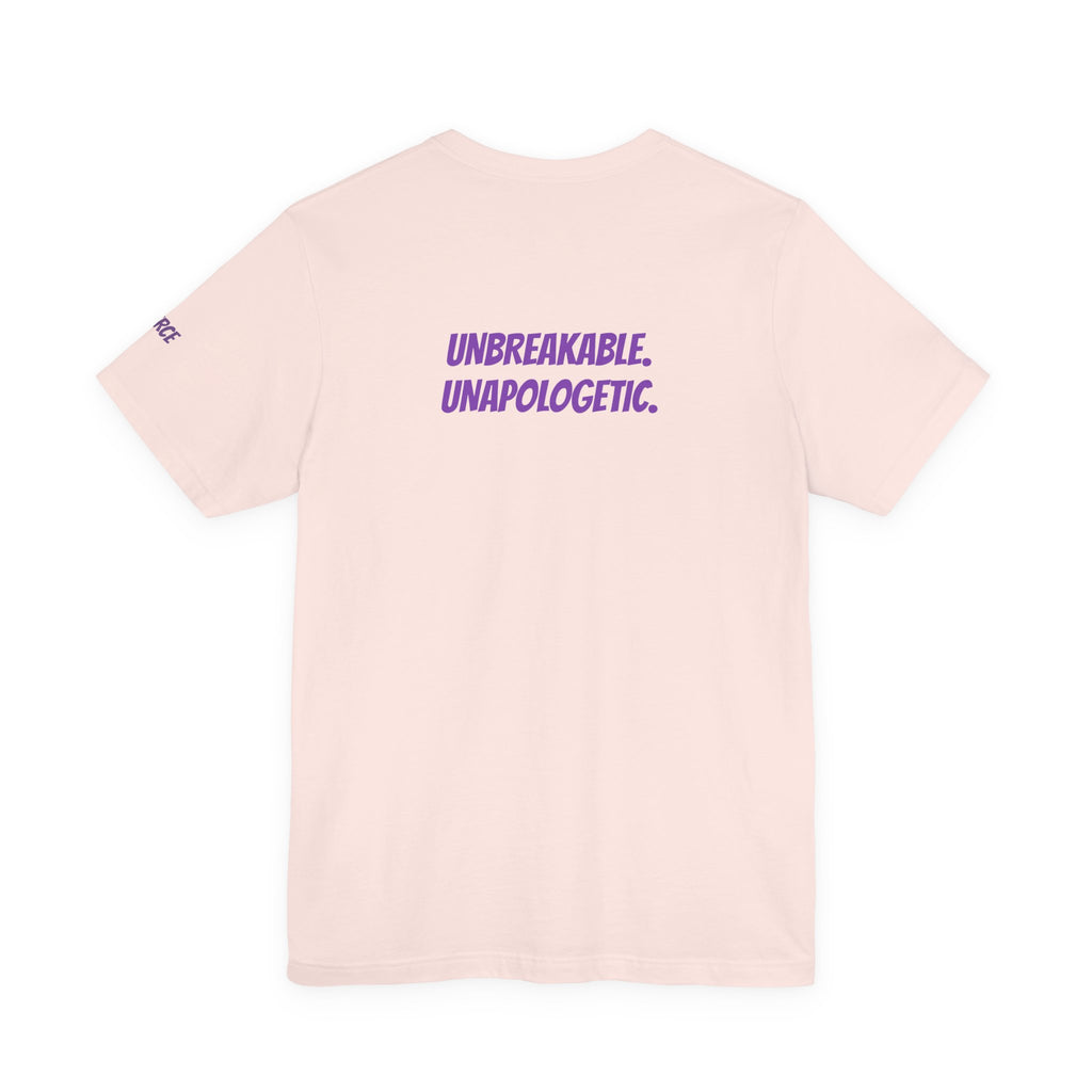 Sassys Unbreakable Unapologetic | Personalized Back-Print T-Shirt