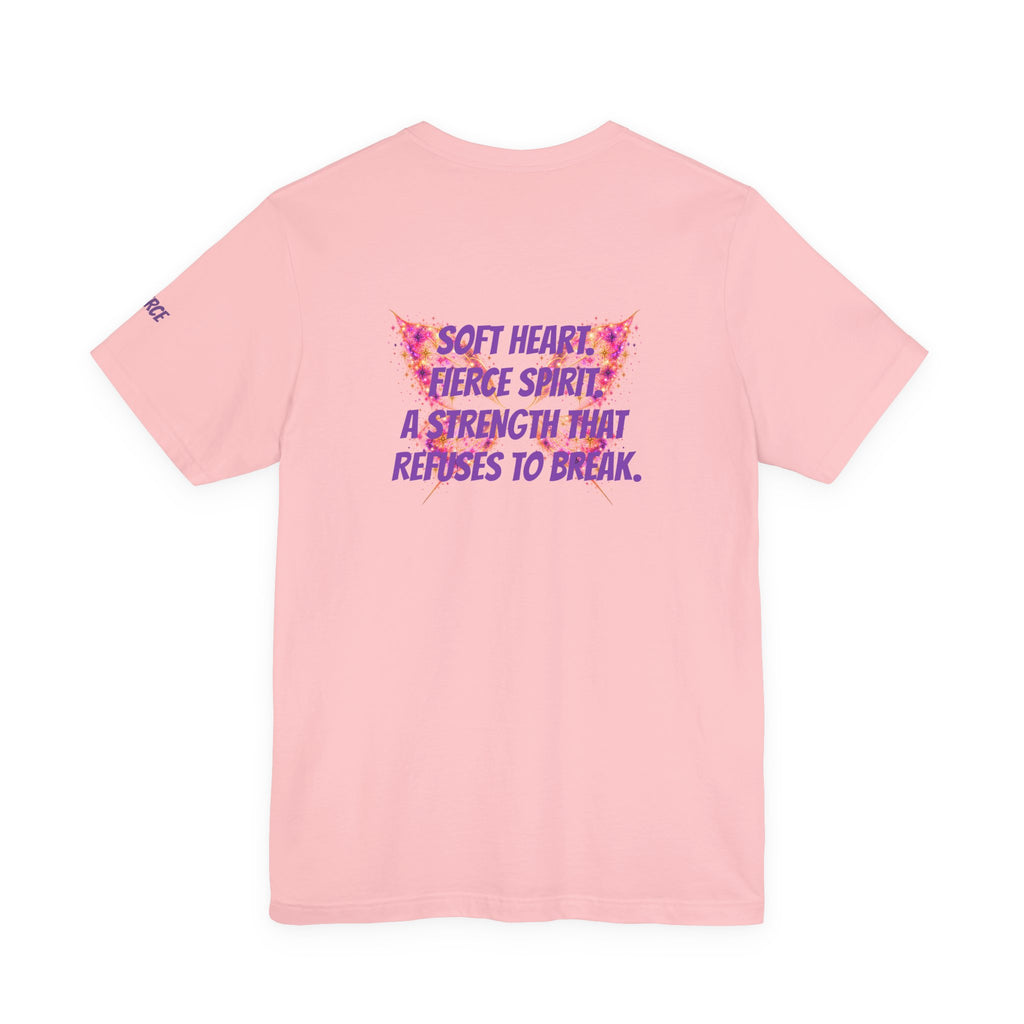 Sassys Butterfly Sparkle | Personalized Back-Print T-Shirt