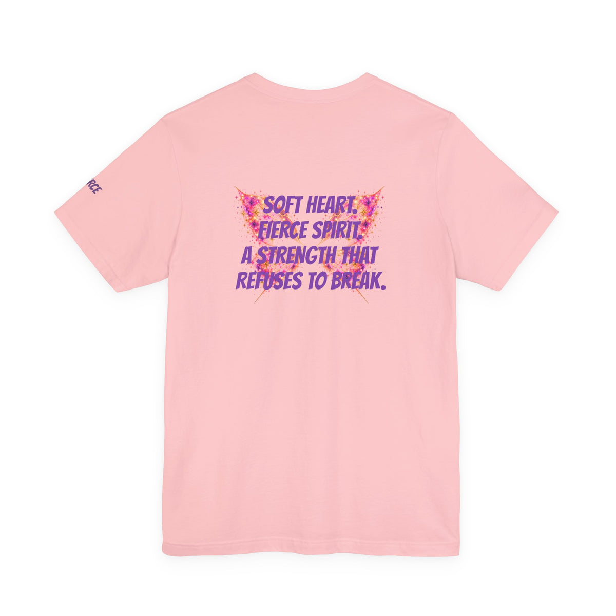 Sassys Butterfly Sparkle | Personalized Back-Print T-Shirt