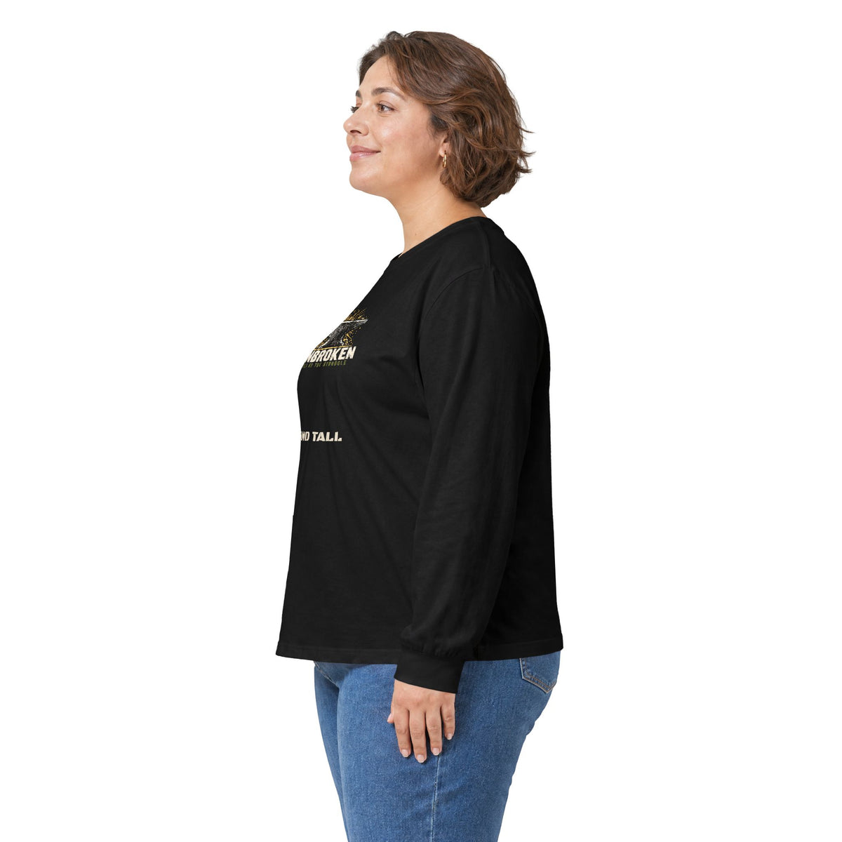 UNBROKEN Forged | Built by the Struggle Personalized Long-Sleeve Tee