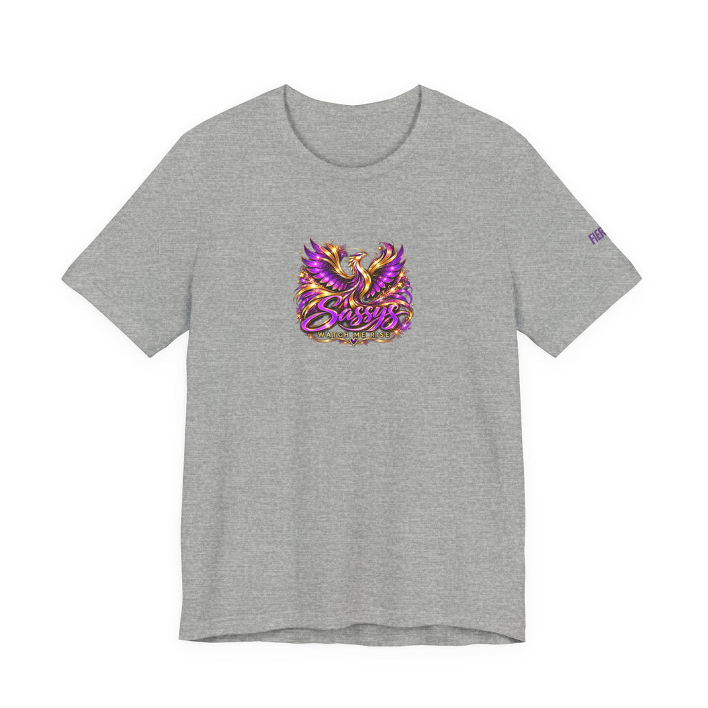 Sassys Watch Me Rise Phoenix | Personalized Chest-Print Tee