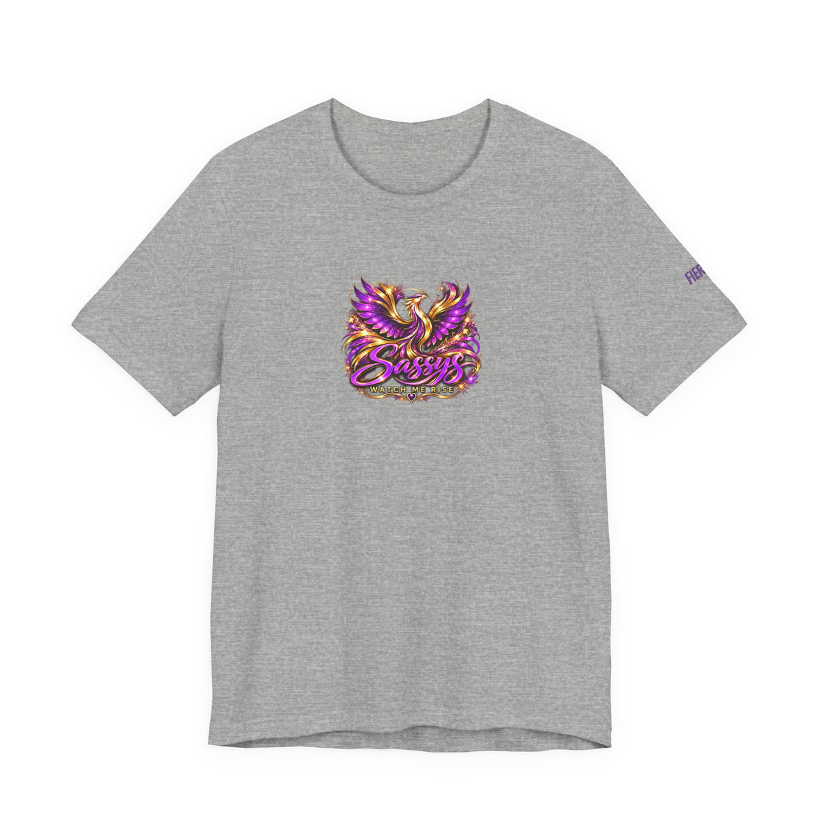 Sassys Watch Me Rise Phoenix | Personalized Chest-Print Tee