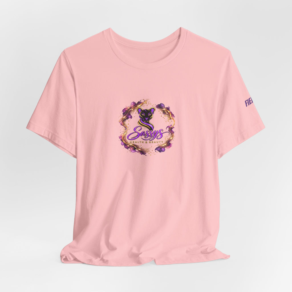 Sassys Butterfly Sparkle | Personalized Back-Print T-Shirt