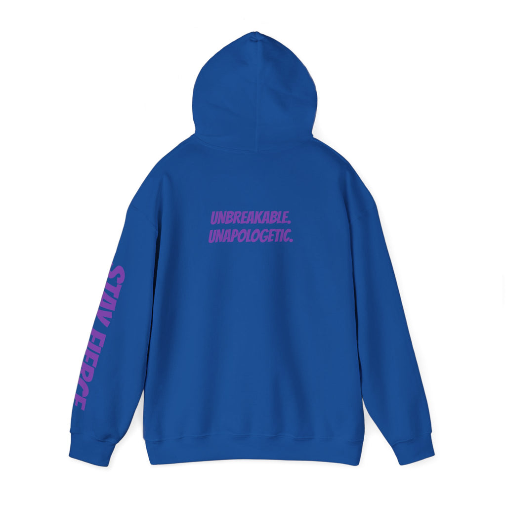 Sassys Unbreakable Unapologetic | Personalized Back-Print Hoodie