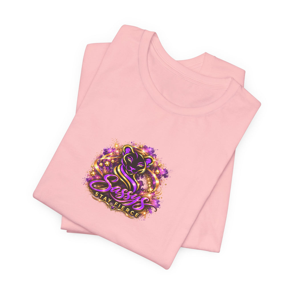 Sassys Soft Heart Fierce Spirit | Personalized Back-Print T-Shirt