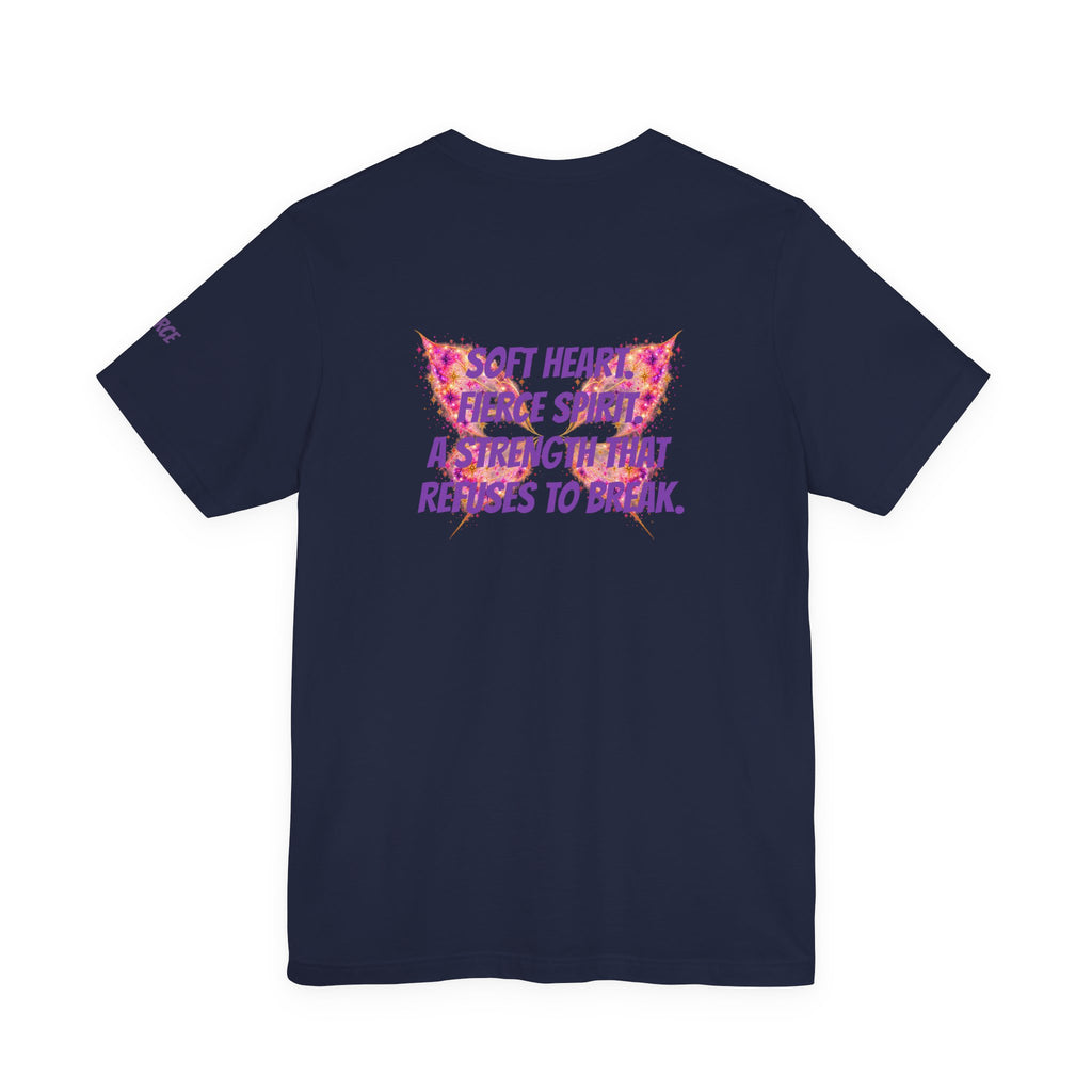 Sassys Butterfly Sparkle | Personalized Back-Print T-Shirt