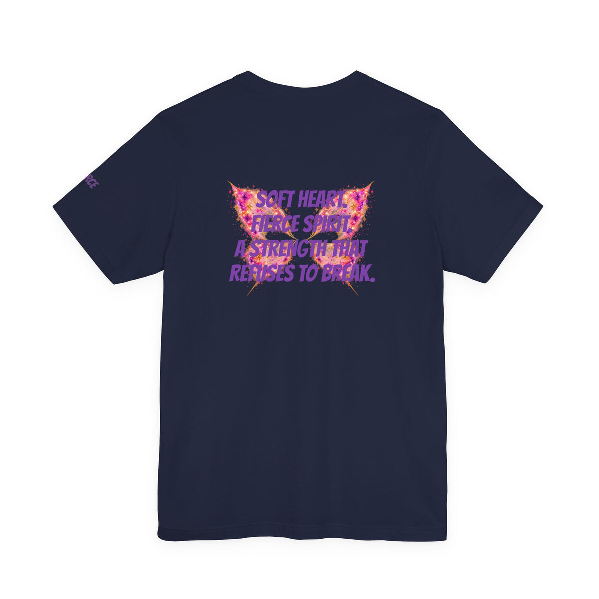 Sassys Butterfly Sparkle | Personalized Back-Print T-Shirt
