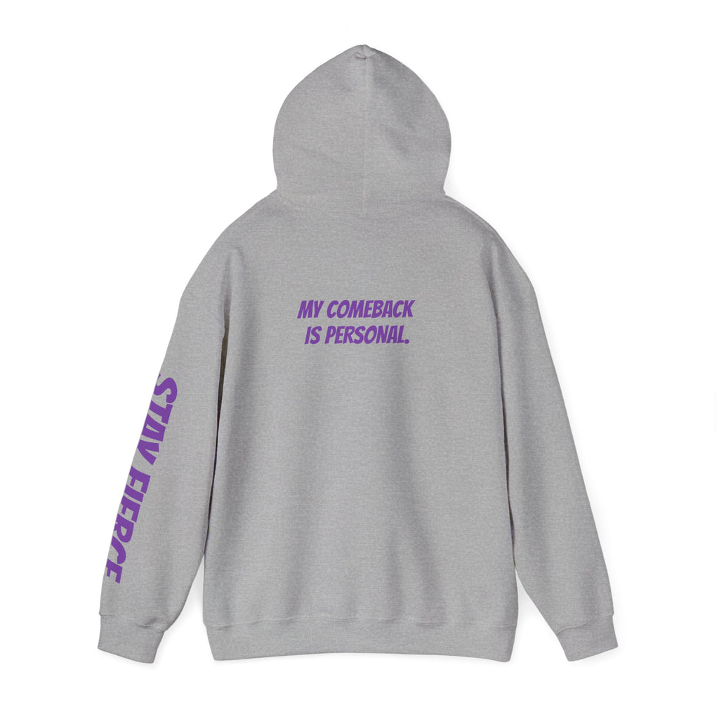 Sassys My Comeback Is Personal | Personalized Back-Print Hoodie