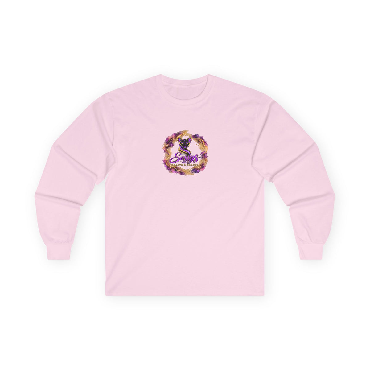 Sassys Butterfly Sparkle | Personalized Long-Sleeve Tee