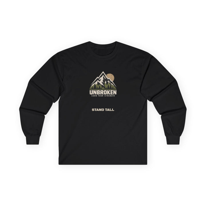 UNBROKEN Mountain | Earn Your Strength Personalized Long-Sleeve Tee