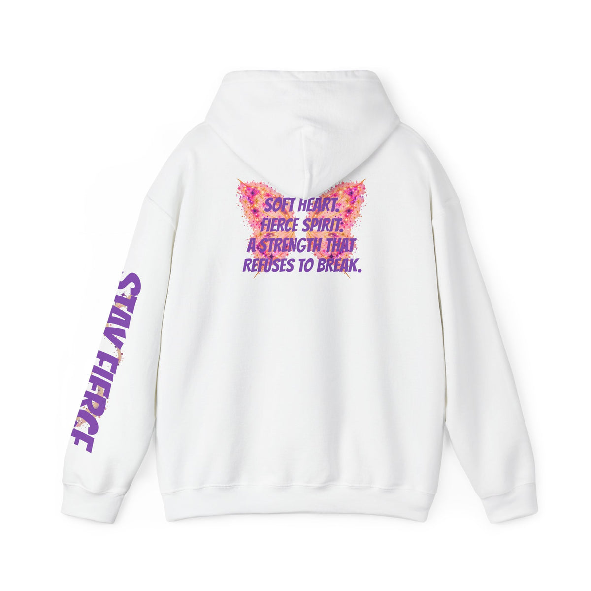 Sassys Butterfly Sparkle | Personalized Cotton-Blend Hoodie