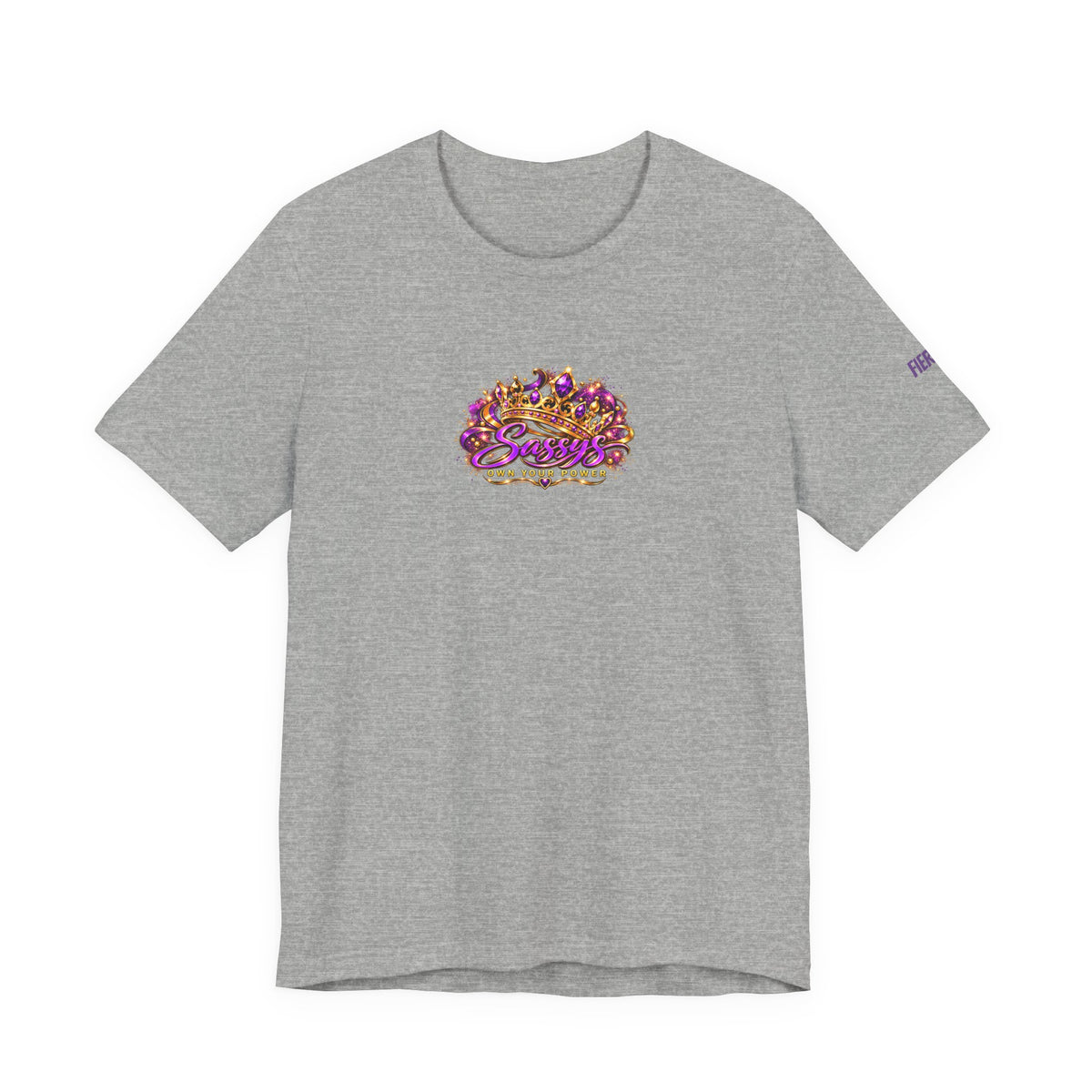 Sassys Own Your Power Crown | Personalized Chest-Print Tee