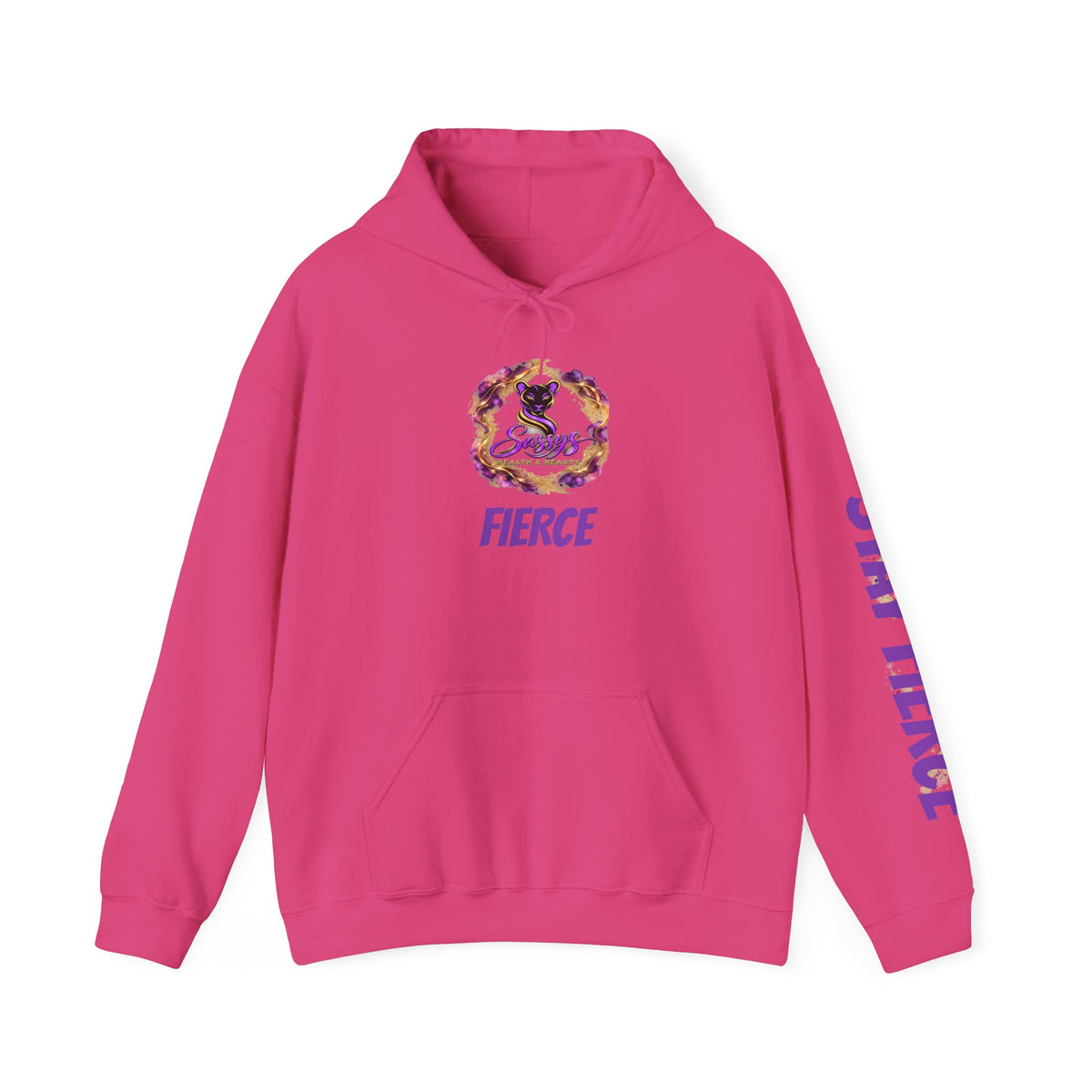 Sassys Butterfly Sparkle | Personalized Cotton-Blend Hoodie