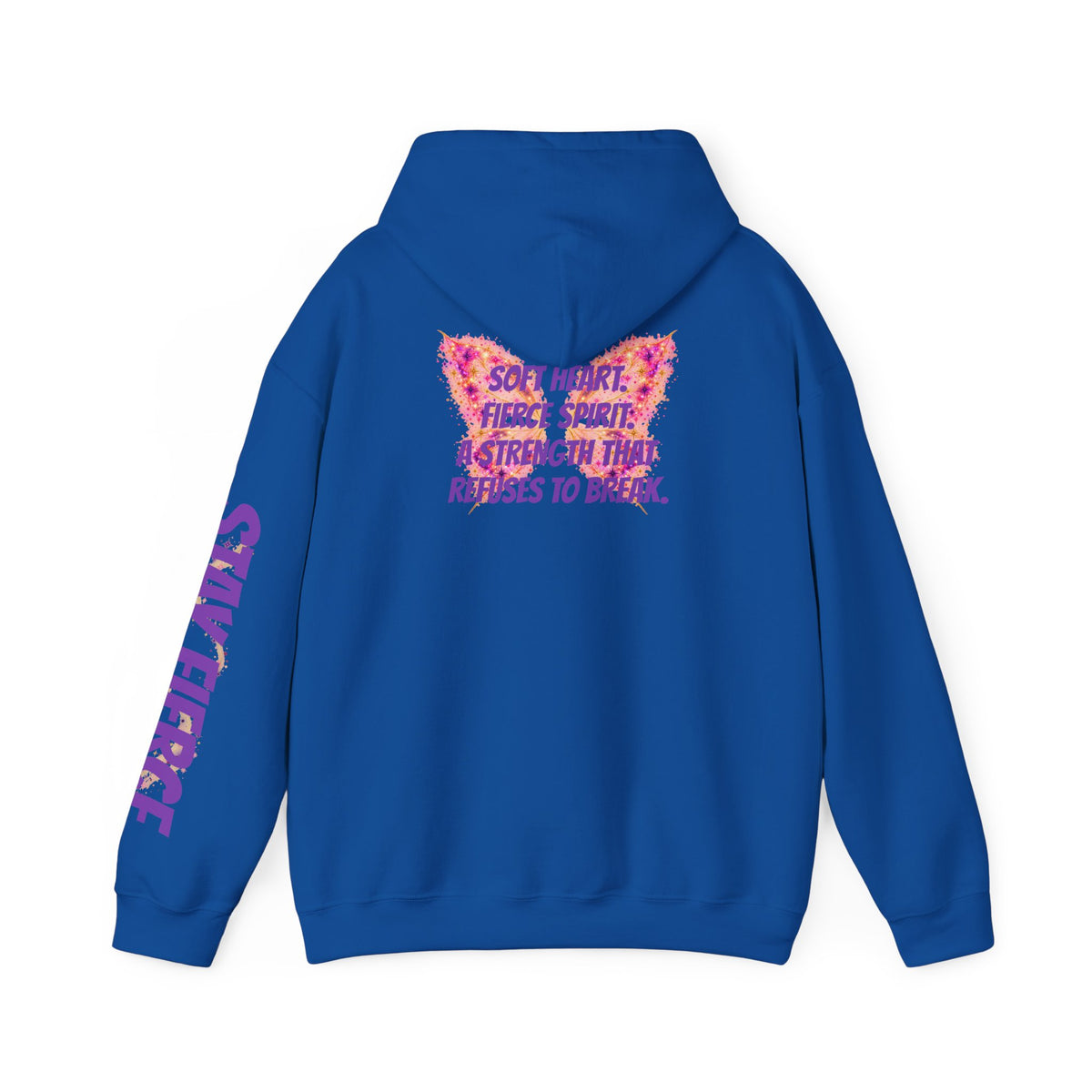 Sassys Butterfly Sparkle | Personalized Cotton-Blend Hoodie
