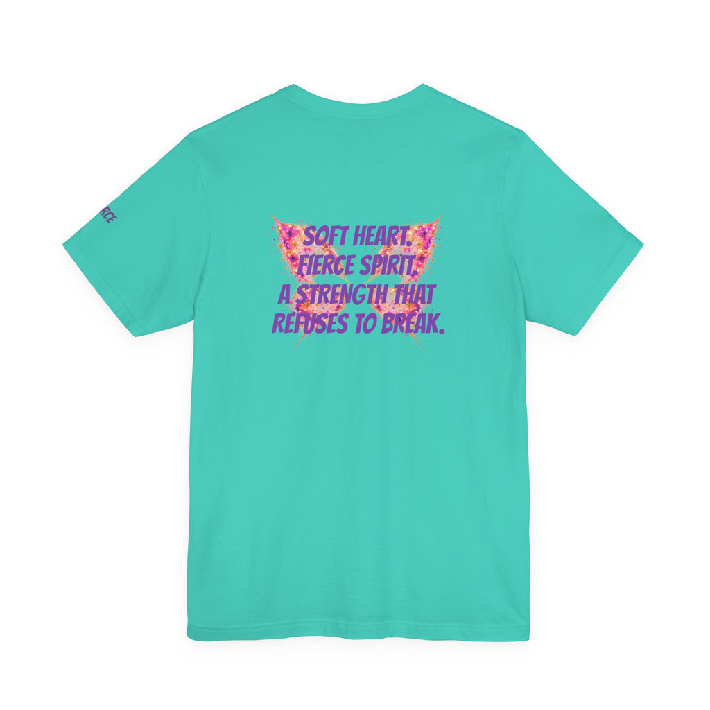 Sassys Butterfly Sparkle | Personalized Back-Print T-Shirt