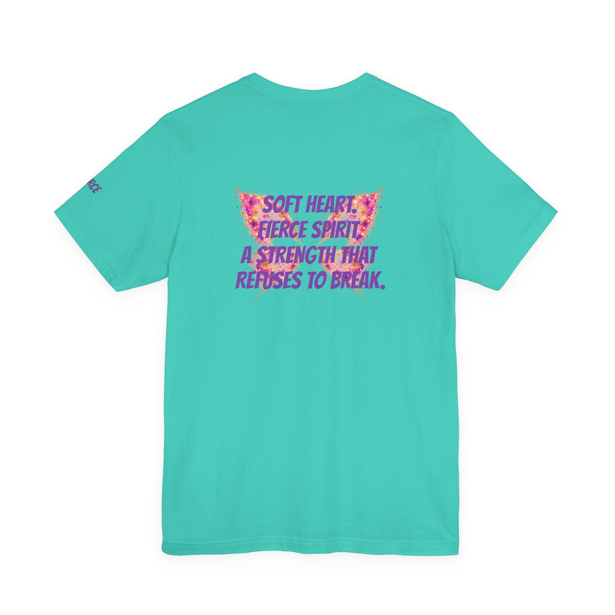 Sassys Butterfly Sparkle | Personalized Back-Print T-Shirt