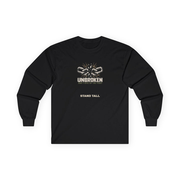UNBROKEN Broken Chain | Don’t Give Up the Fight Personalized Long-Sleeve Tee