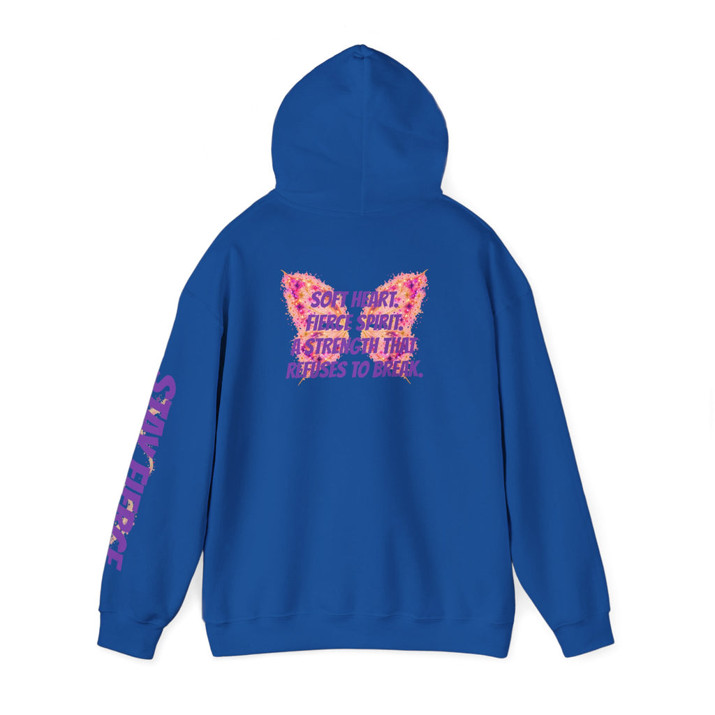Sassys Butterfly Sparkle | Personalized Cotton-Blend Hoodie