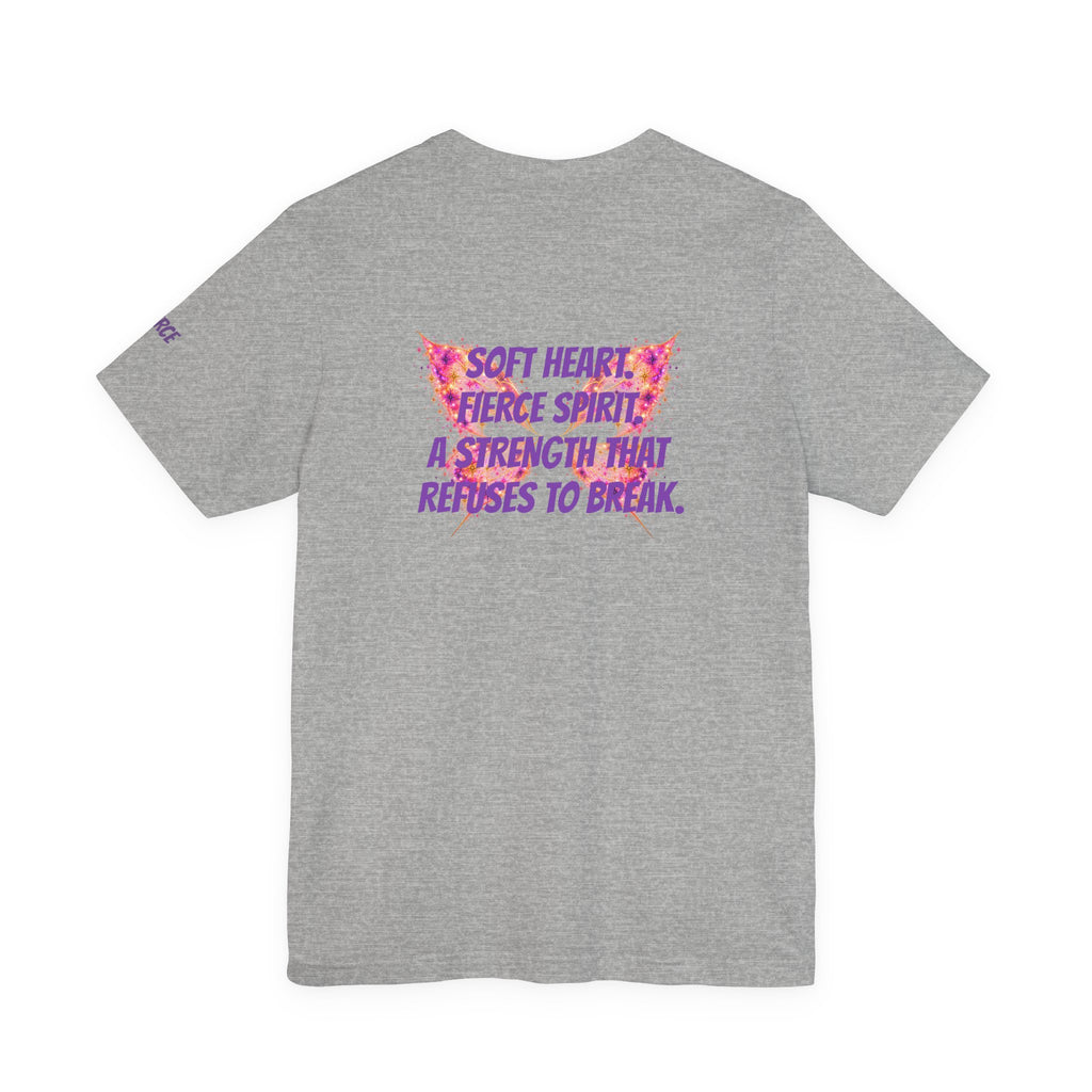 Sassys Butterfly Sparkle | Personalized Back-Print T-Shirt