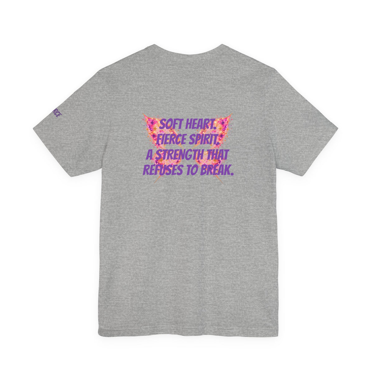 Sassys Butterfly Sparkle | Personalized Back-Print T-Shirt