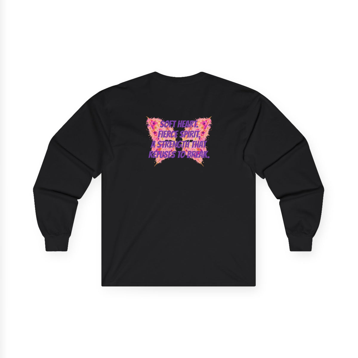 Sassys Butterfly Sparkle | Personalized Long-Sleeve Tee
