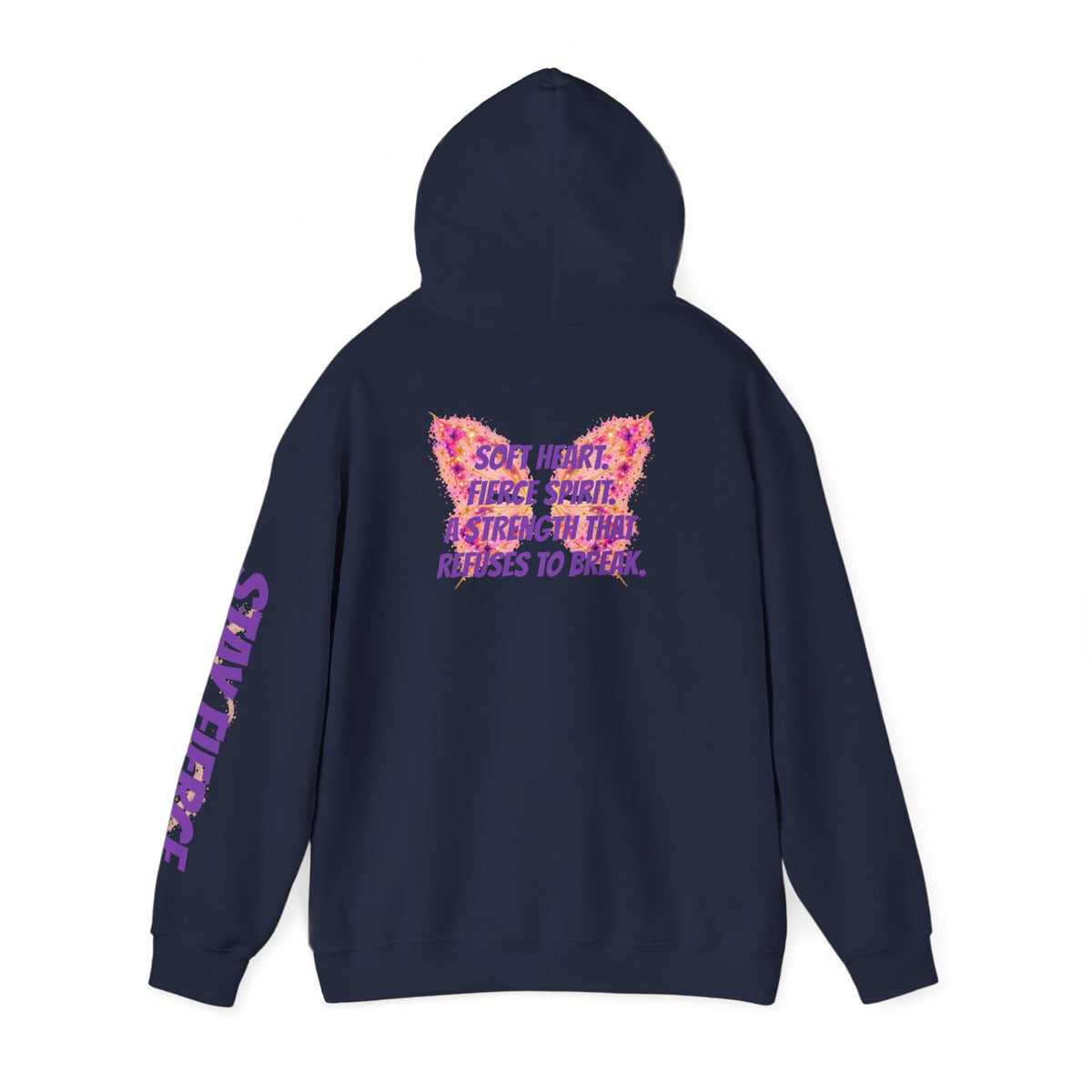 Sassys Butterfly Sparkle | Personalized Cotton-Blend Hoodie