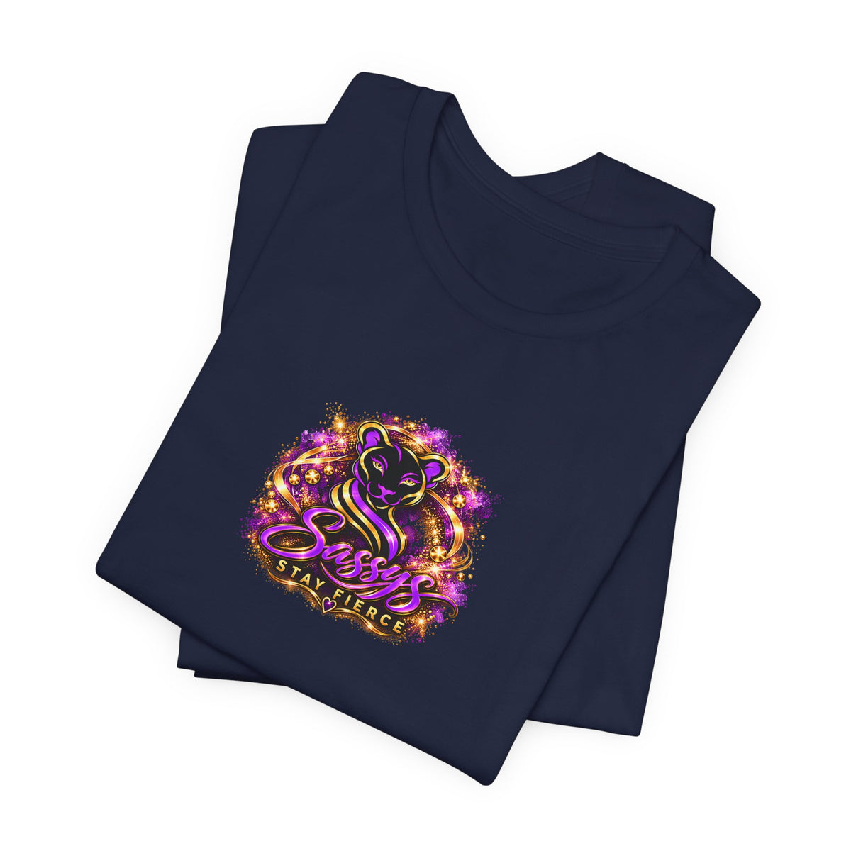 Sassys She Bent She Never Broke | Personalized Back-Print T-Shirt