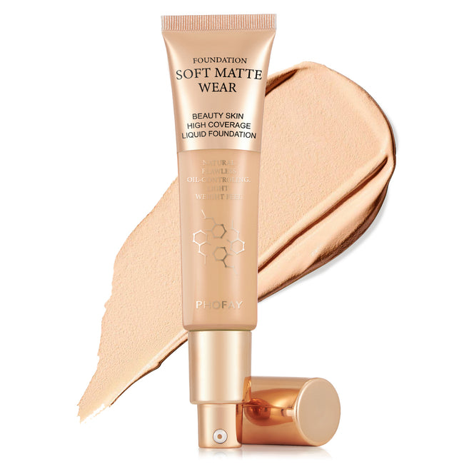 PHOFAY Coverage Foundation · 10 Shades