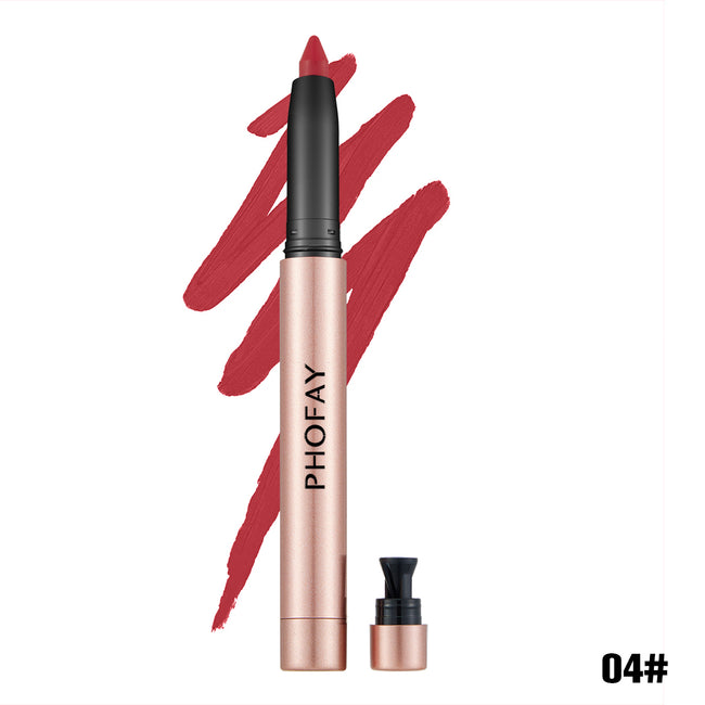 PHOFAY Matte Lip Liner & Lipstick Pen · 8 Shades