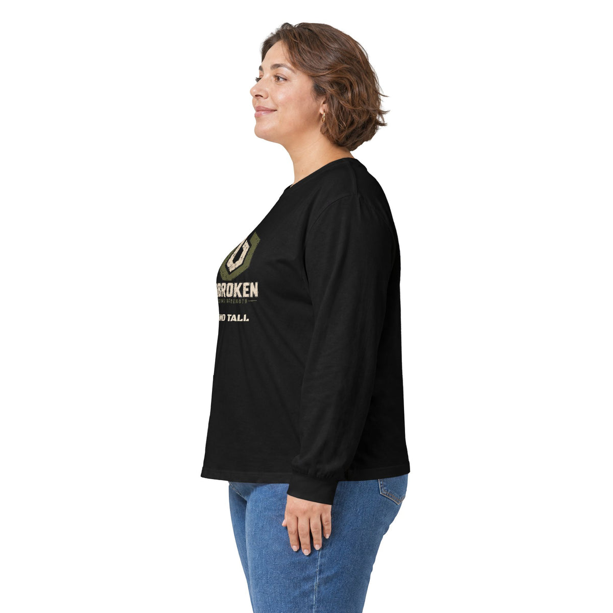 UNBROKEN | Earn Your Strength Men’s Long-Sleeve Tee