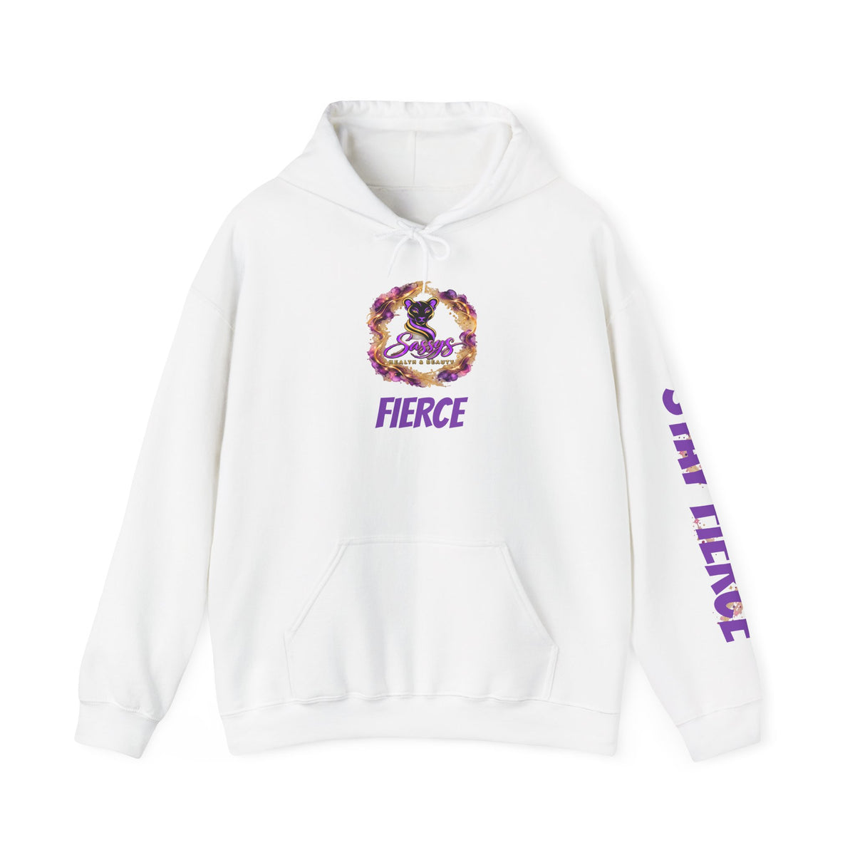 Sassys Butterfly Sparkle | Personalized Cotton-Blend Hoodie