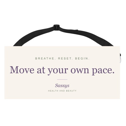 Sassys Move at Your Own Pace · Studio Belt Bag · detail view