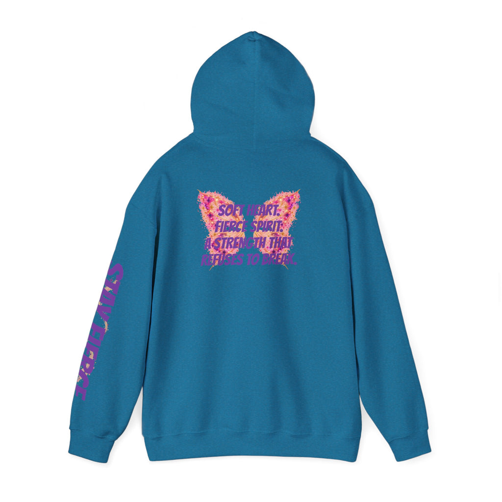 Sassys Butterfly Sparkle | Personalized Cotton-Blend Hoodie