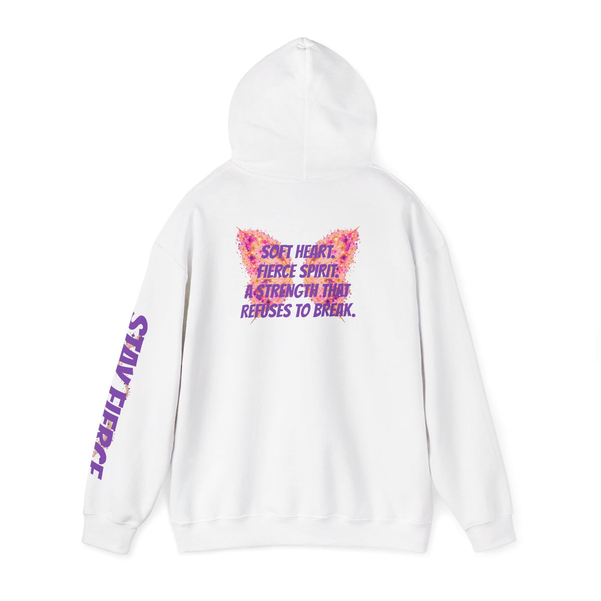 Sassys Butterfly Sparkle | Personalized Cotton-Blend Hoodie