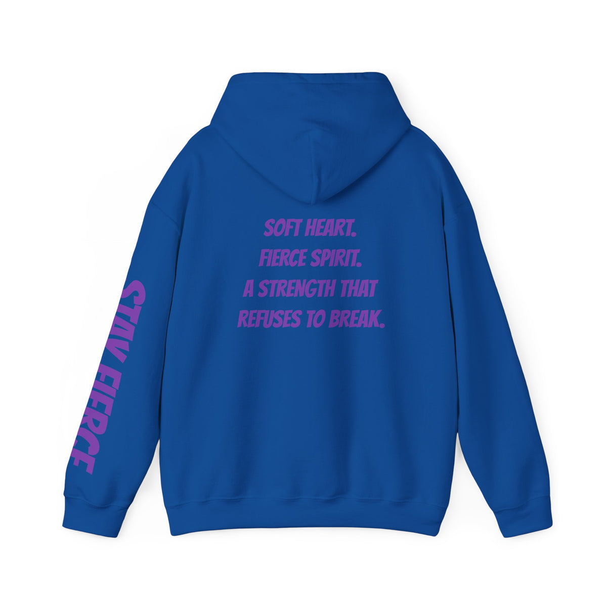 Sassys Soft Heart Fierce Spirit | Personalized Back-Print Hoodie