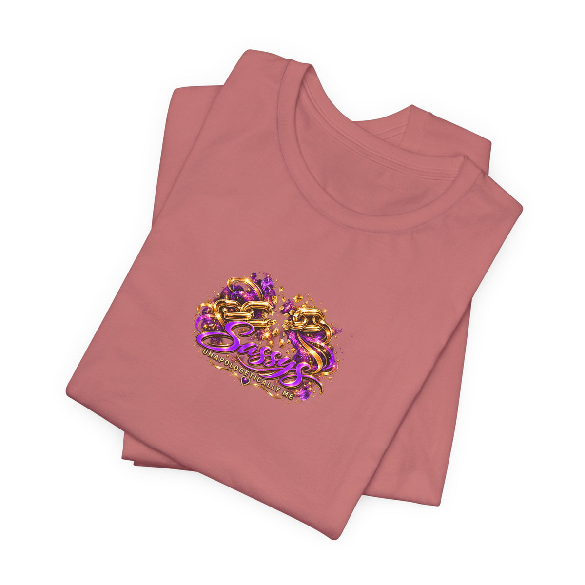 Sassys Unapologetically Me | Personalized Chest-Print Tee