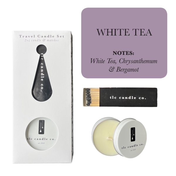 TLC Soy Travel Candle & Matches