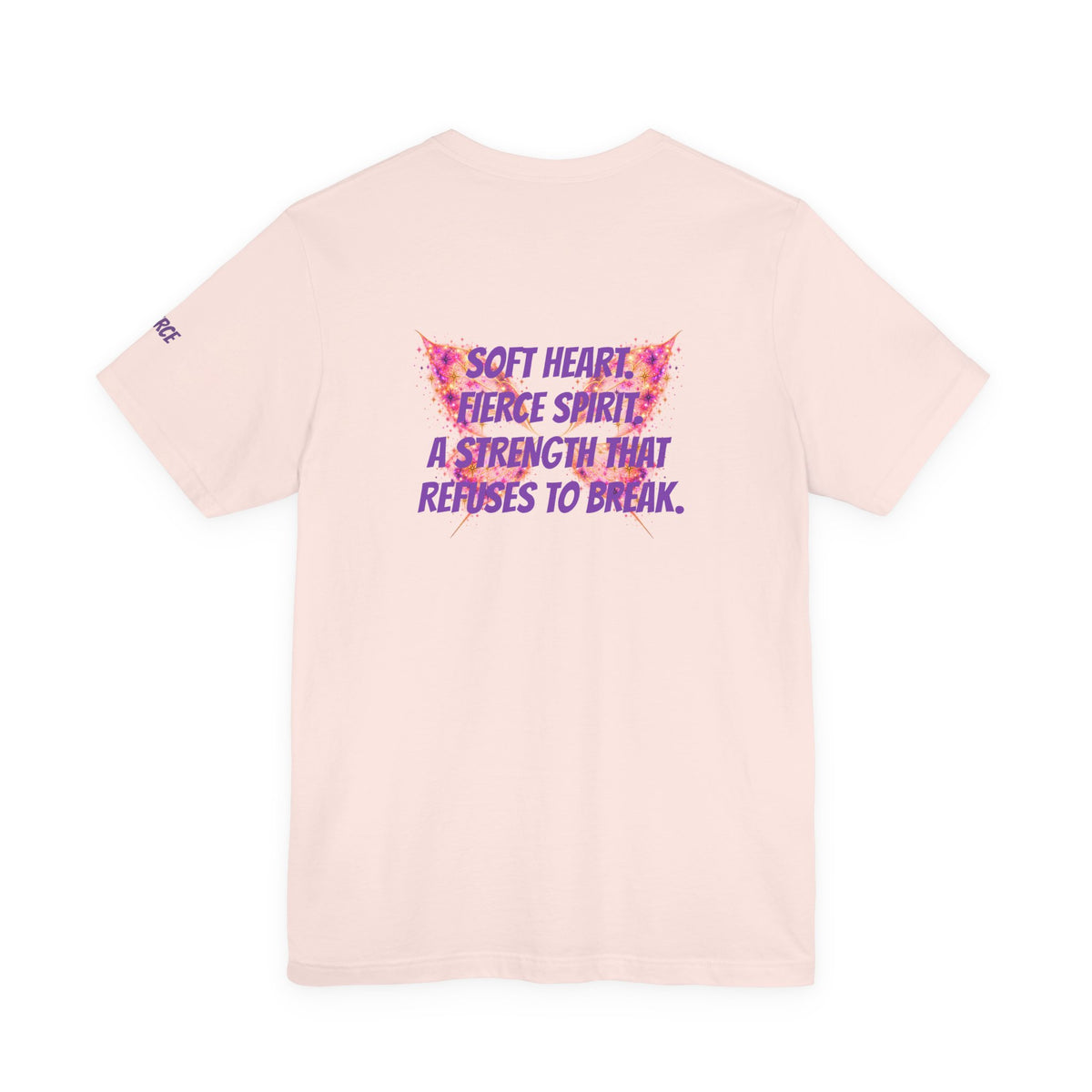 Sassys Butterfly Sparkle | Personalized Back-Print T-Shirt