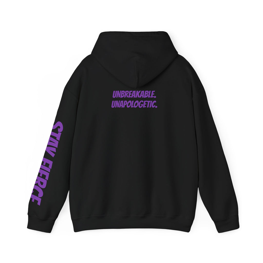 Sassys Unbreakable Unapologetic | Personalized Back-Print Hoodie