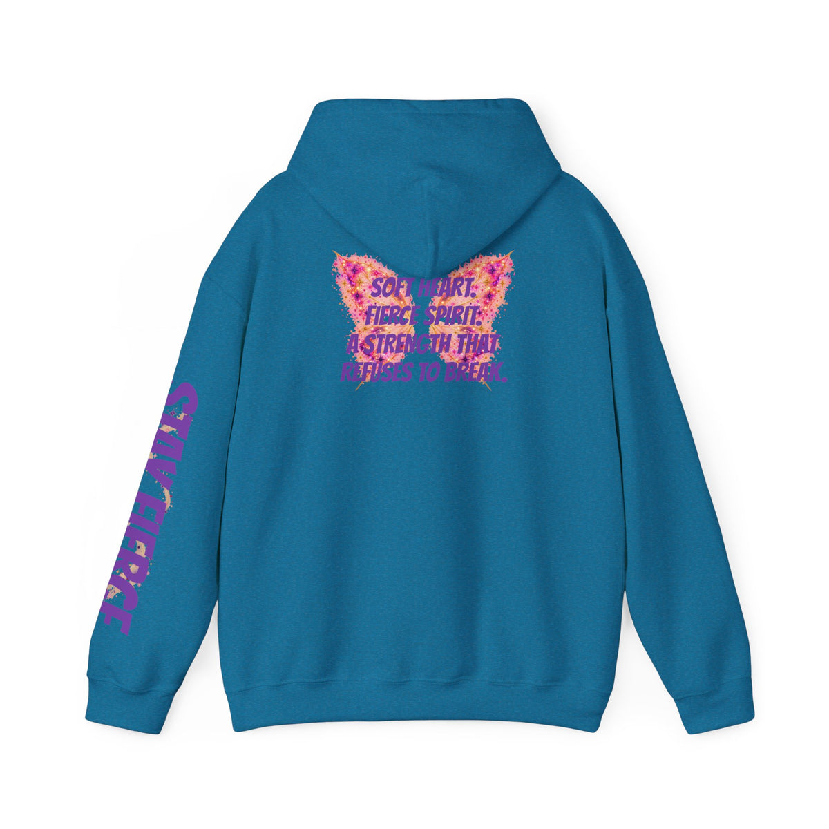 Sassys Butterfly Sparkle | Personalized Cotton-Blend Hoodie