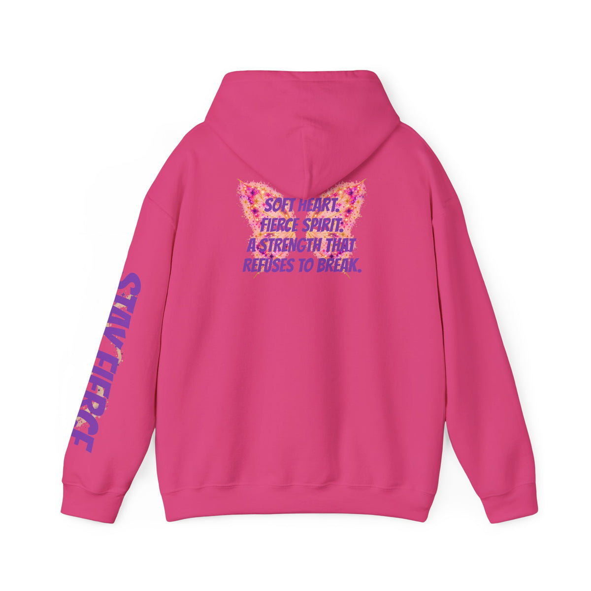 Sassys Butterfly Sparkle | Personalized Cotton-Blend Hoodie