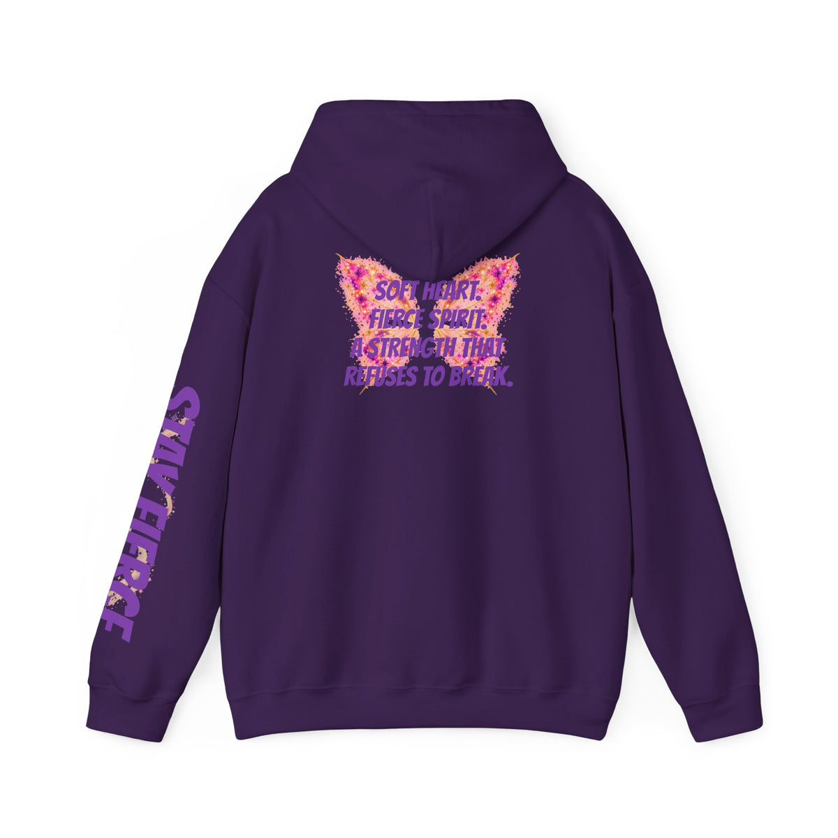 Sassys Butterfly Sparkle | Personalized Cotton-Blend Hoodie